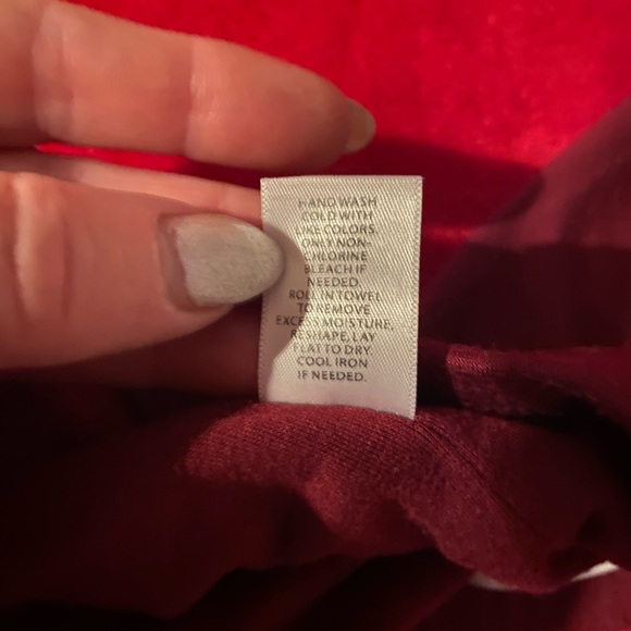 LEITH - midi skirt wine colored size medium - Picture 6 of 8